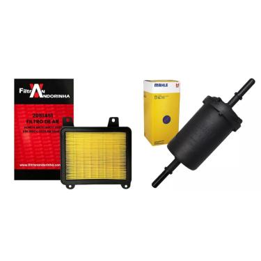 Imagem de Kit Manutenção Honda Bros 160 Xre 190 Filtro Ar Moto Filtran + Filtro Combustivel Mahle
