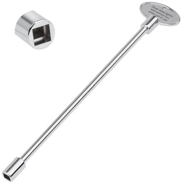 Imagem de KEESHA Chave de válvula de gás universal para lareiras a gás internas externas e fogueiras, resistente à corrosão, resistente à deformação, serve para hastes de válvula de gás de 1/10.2 cm e 5/40.6