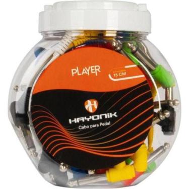 Imagem de Kit Cabo Para Pedal 15cm Hayonik Sortido Com 20