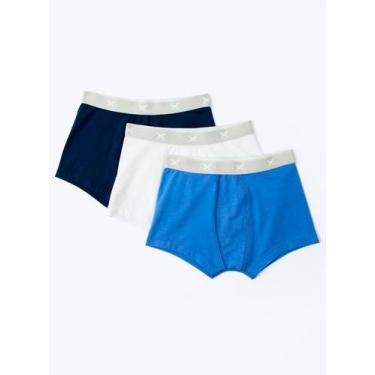 Imagem de Kit/03 Cueca Boxer Hering 577M Infantil Algodão T. 04/12, 12, 1f, Mari