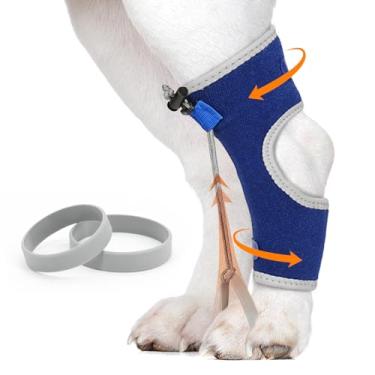 Imagem de Supet Suporte de tornozelo para cães, confortável para os pés, suporte de tornozelo, suporte para as costas e pernas para laços nos dedos dos pés, causa de mielopatia, insuficiência do nervo ciático e