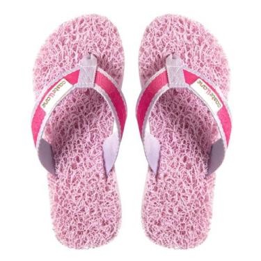 Imagem de Chinelo Sport Fascite Plantar Castellane Feminino, Rosa, 33/34