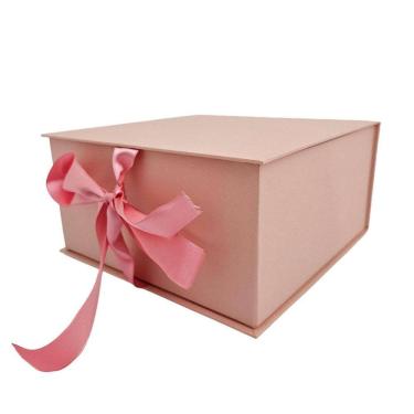 Imagem de Caixa De Presente 20X20X8 Livro Convite Padrinhos 15 Anos