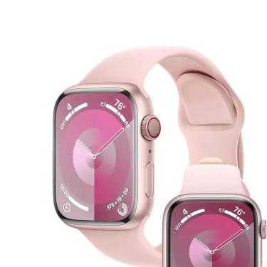 Imagem de Relógio Digital Sport Gold Rosa Desenho Da Pulseira Lisa