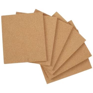 Imagem de Quadro de avisos grande, quadros de exibição decorativos reutilizáveis, pino multiuso de cortiça, grosso para decoração de paredes, quadro de avisos retangular de cortiça, 50 placas de exibição