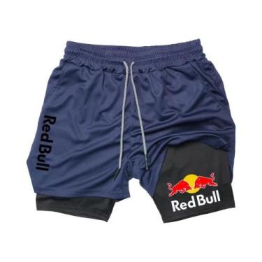 Imagem de Shorts Masculinos 2 Em 1 Para Corrida E Treino, Desempenho Atlético Co