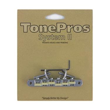 Imagem de TonePros AVR2G-C Cromado - Substituição TonePros ABR-1 Tuneomatic com selas "G Formula"
