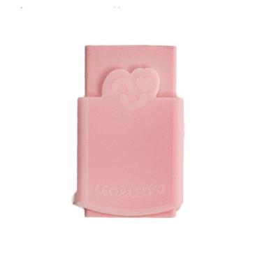 Imagem de Borracha Plastica Pastel Trend Leo&Leo Rosa