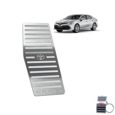 Imagem de Descanso De Pé Aço Inox Toyota Camry 2018 A 2020 Prata