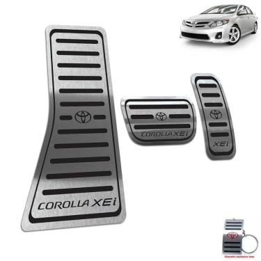 Imagem de Pedaleira Automático Descanso Corolla Xei 2003 A 2013 Preto