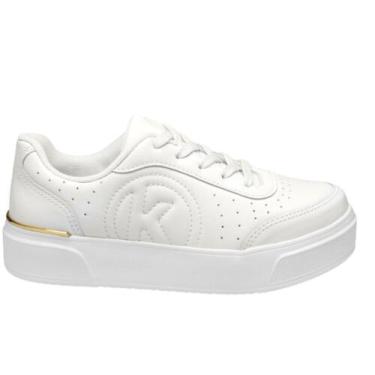 Imagem de Tênis Casual Feminino C3547-0002 Kolosh - Branco, 35