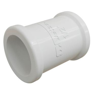 Imagem de Luva para Eletroduto Branco sem Rosca 1/2" - E015210010 - WETZEL