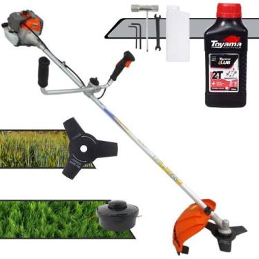 Imagem de Podador de Grama Lateral Vulcan VR330P À Gasolina 33cc 1,2HP de Potênc