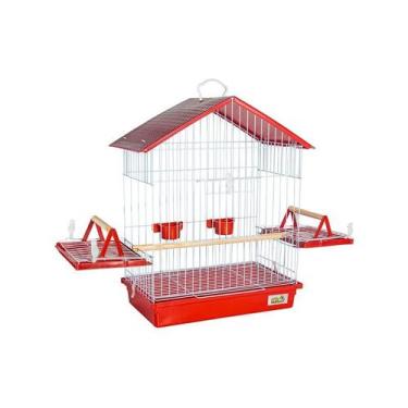 Imagem de Gaiola calopsita plas.teto vm jel - JEL PLAST