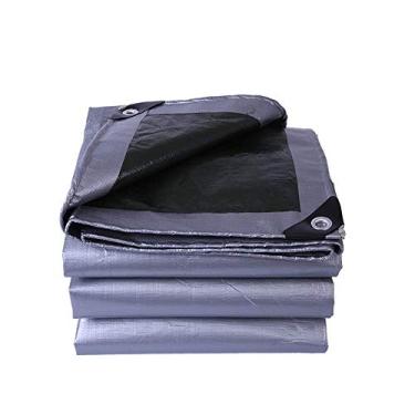 Imagem de MTYLX Lona grande e resistente, lonas, espessamento de tecido impermeável ao ar livre toldo pano impermeável protetor solar pano isolamento de carro, 2 × 2 m, 2 × 2 m