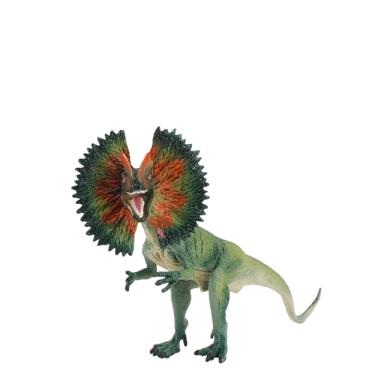 Imagem de Estatueta de dinossauro com babados, mod realista de lagarto com pescoço em babados