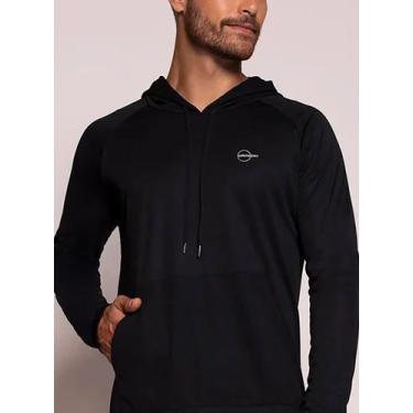 Imagem de Camiseta Manga Longa Selene Sport 22020.001 Masculina Fitness Capuz e 