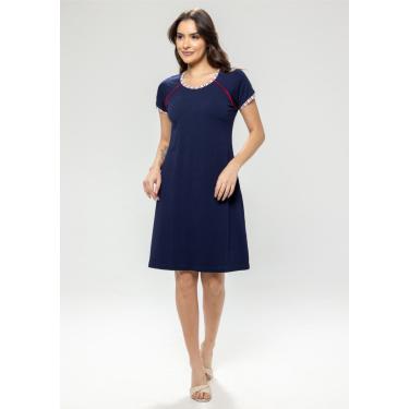 Imagem de Vestido Pau a Pique Básico Azul Marinho