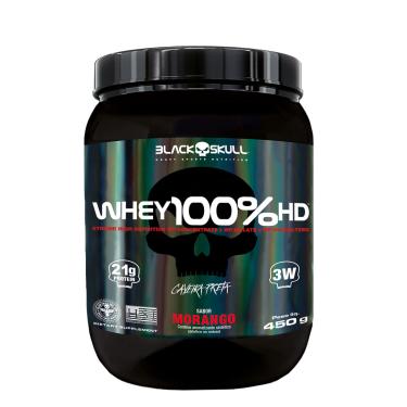 Imagem de Whey 100% HD Pote 450g – Morango