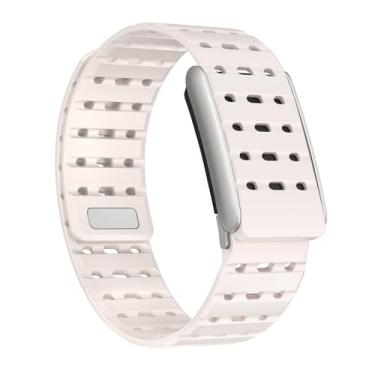 Imagem de Y-Kocos Pulseiras de silicone compatíveis com WHOOP Life – Pulseira de substituição com fecho magnético ajustável macio e respirável para Whoop 5.0 Sleep, acessório para saúde e fitness