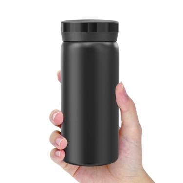 Imagem de Cafeteira isolada de aço inoxidável 316 - copo a vácuo de camada dupla, adequado para bebidas quentes e frias, fácil de transportar e limpar, perfeita para escritórios, viagens e volta às aulas (preto
