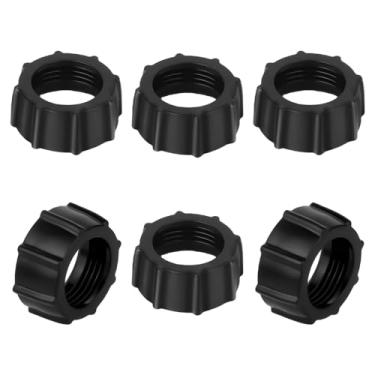 Imagem de BOXOB 6un Porca Aperto para Peças Substituição Suporte Telefone Carro, Cabeça Adaptador Fixa com Junta Esférica 17mm para DVR Filmadora Carregador Sem Fio Câmera Painel GPS Suporte Clipe Telefone