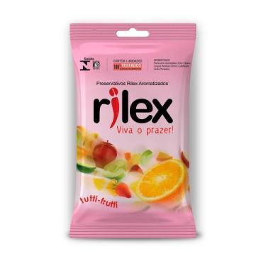 Imagem de Preservativo rilex tutti frutti pacote com 3 unidades