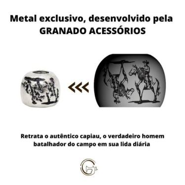 Imagem de Chaveiro de laço Couro Cru Rústico Bege - GRANADO ACESSÓRIOS