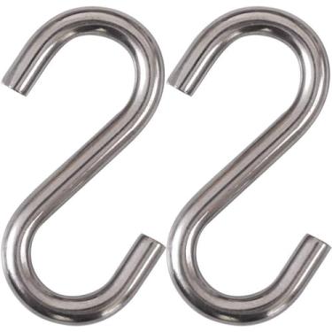 Imagem de Capacidade: 300 (kg) garagem oficina armazenamento de teto 70 mm/2,75 pol. rede balanço S ganchos ganchos em forma de S ganchos pesados S ganchos utilitários