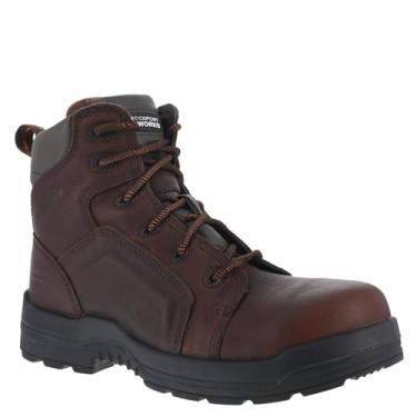 Imagem de Rockport Works More Energy Women's Composite Toe Waterproof Work Boot Brown