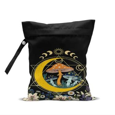 Imagem de Bolsa impermeável e úmida e seca para roupa de banho, viagens, cosméticos, roupas sujas para piscina, ioga, academia, artigos de higiene, carrinho, bolsas de praia de viagem, presentes de bruxaria