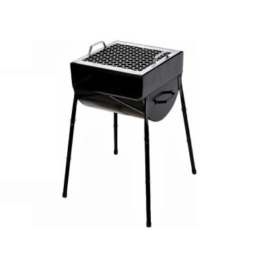 Imagem de Churrasqueira Em Aço Pé E Grelha Fe 75x30x28cm