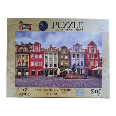 Imagem de Quebra-cabeça Volta Ao Mundo Polônia 500 Peças
