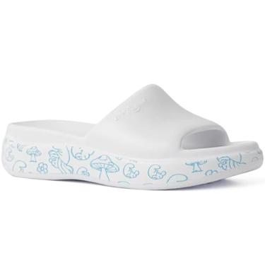 Imagem de Chinelo Feminino Slide Flatform Conforto Smurf Piccadilly