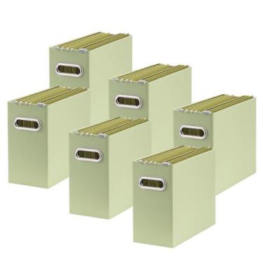 Imagem de Organizador de arquivos, caixa de armazenamento dobrável Oterri, 31x13