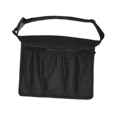 Imagem de Vaveren Bolsa de quadril com suporte para bola de tênis, portátil com cinto ajustável, bolsa de transporte para exercícios de condicionamento físico