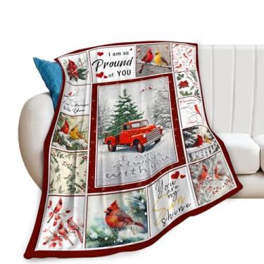 Imagem de Cobertor Cardinal, cobertor Red Cardinals, presentes cardeais, cobertores de pássaros, pelúcia de flanela de lã para mulheres, homens, meninos, meninas, adultos, roupa de cama macia para sofá-cama