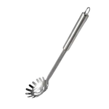Imagem de Pegador de Massa para Macarrão Grande com Alça Utensilio de Cozinha de 32cm em Aço Inox
