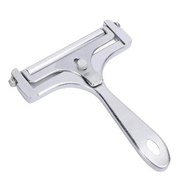 Imagem de SUNGOOYUE Cortador de Queijo Portátil de Aço Inoxidável Com Espessura Ajustável para Fatiar Queijo Gourmet, Barbeador Compacto para Piqueniques e Festas, Cortador Durável para Reuniões Familiares