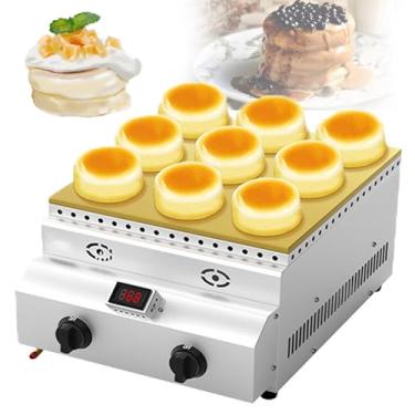 Imagem de MáQuina De Panquecas A GáS 2800pa, MáQuina De Dorayaki Com Placa De Cobre Antiaderente De 8 Mm E Queimador Tipo H Para Cozinha DoméStica, Restaurante, Padaria E Lanchonete