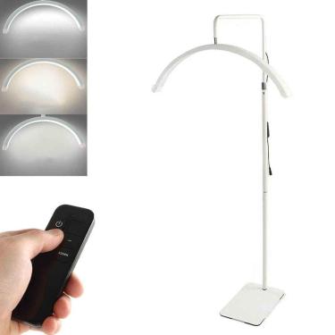 Imagem de Luminaria Estetica Meia Lua 36w Arco Dentista Salao Beleza Maquiagem Cilios Iluminaçao Estudio Foto Sobrancelha Manicure