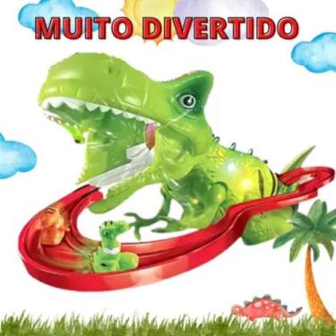 Imagem de Dinossauro Brinquedo Infantil Que Incentiva Criatividade - Iba Commerc