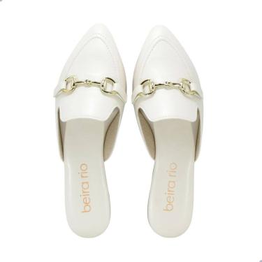 Imagem de Mule Beira Rio Napa Turim Branco Off