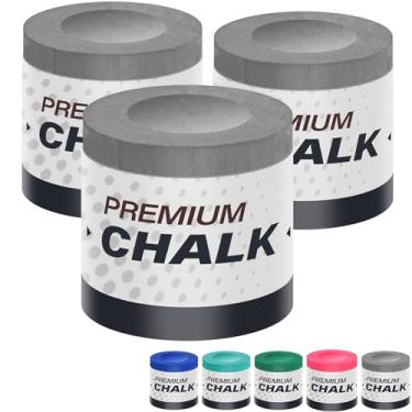 Imagem de Giz de taco de bilhar - bastão de sinuca giz círculo de mão azul acessórios para mesa de bilhar 8 bolas torneio de sinuca clubes bares casa academia jogadores titular jogos presente cinza - SOLROS