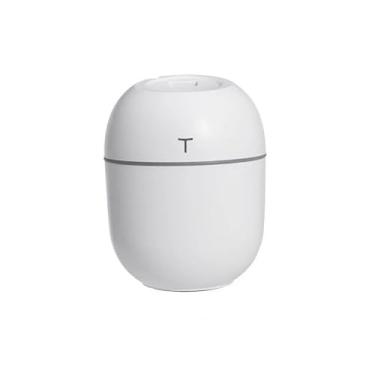 Imagem de Kit 2 Mini Umidificador Difusor Aromatizador Egg Portátil Usb Led Aromatizador De Ambiente Purificador De Ar Casa Escritório Escola