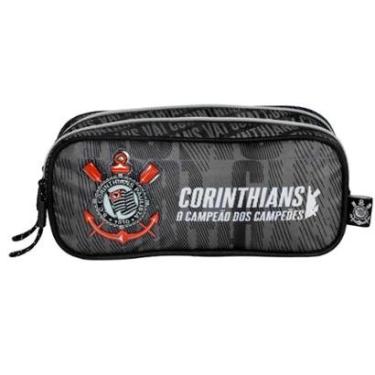 Imagem de Estojo Duplo Escolar Corinthians 16406-Masculino