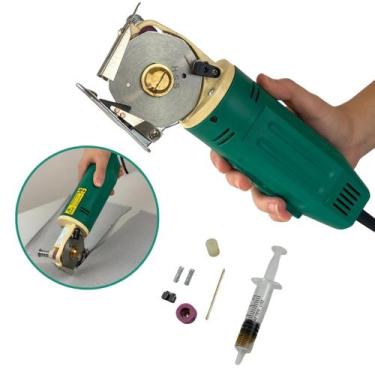 Imagem de Máquina Cortar Tecido Elétrica Tipo Bananinha Lâmina 70 mm Hexagonal 1