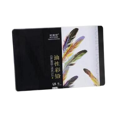 Imagem de Conjunto De Lápis De Cor 24/36/48/72/120 Profissional Óleo 3.7mm Refil