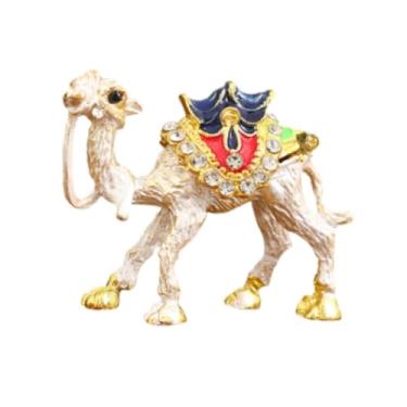 Imagem de predolo Caixa de joias em formato de, porta-colares, organizador de joias colecionáveis, estojo para objetos de decoração de mesa, Branco