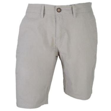 Imagem de Bermuda Sarja Masculina Ogochi Essencial Color Cinza - 0035-Masculino
